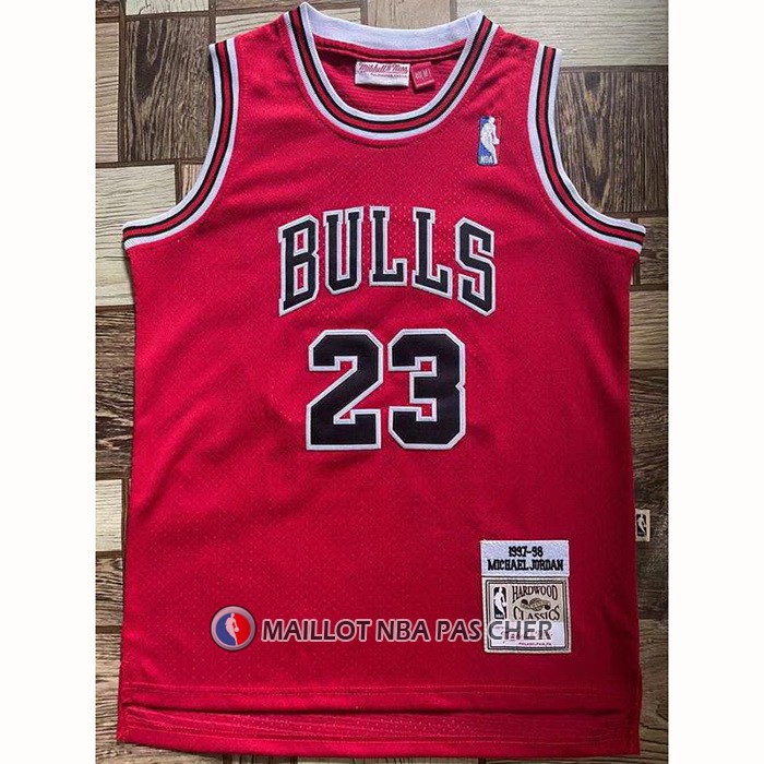 Maillot Enfant Chicago Bulls Michael Jordan NO 23 Mitchell & Ness 1997-98 Rouge